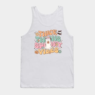 Thick Thighs Spooky Vibes Tank Top